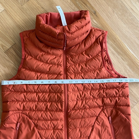 Lululemon canyon orange lightweight relaxed fit down vest size 6 - Picture 11 of 15
